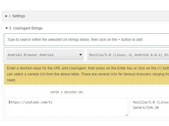 Nhập URL để truyền video YouTube từ điện thoại sang máy tính