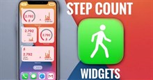 Cách thêm đếm bước chân vào màn hình chính iPhone