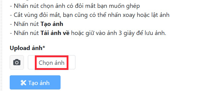 Chọn kiểu ghép ảnh