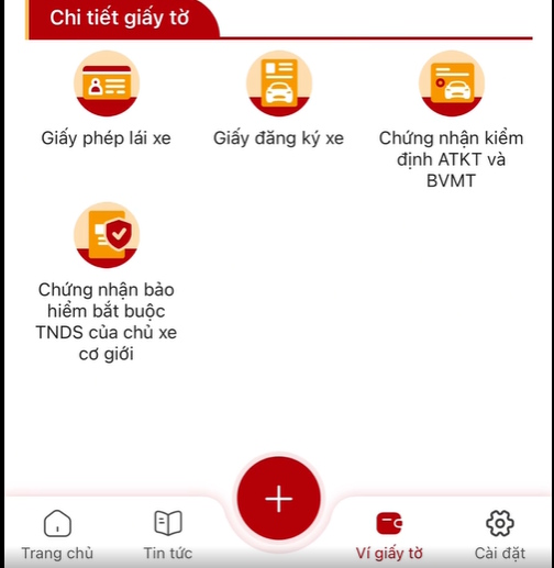 Chỉnh thông tin GPLX trên VNeTraffic