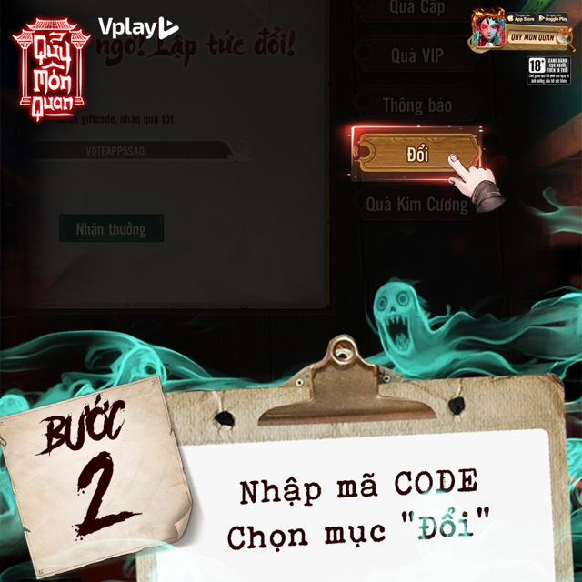 code quỷ môn quan vplay