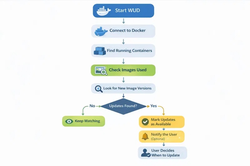Cách thức hoạt động của What's Up Docker