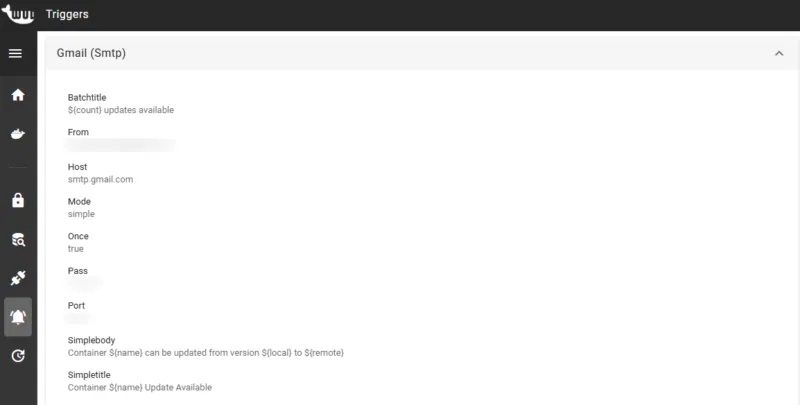 Các trình kích hoạt WUD