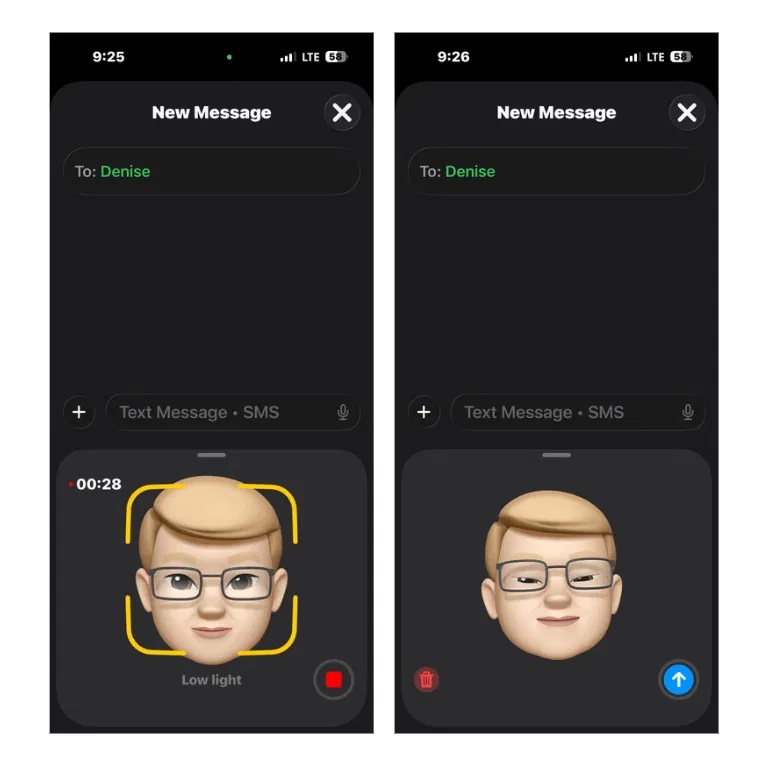 Sticker động trong Messages