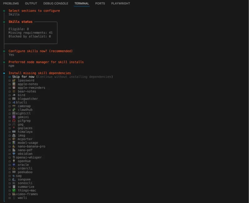 Các skill của Clawdbot