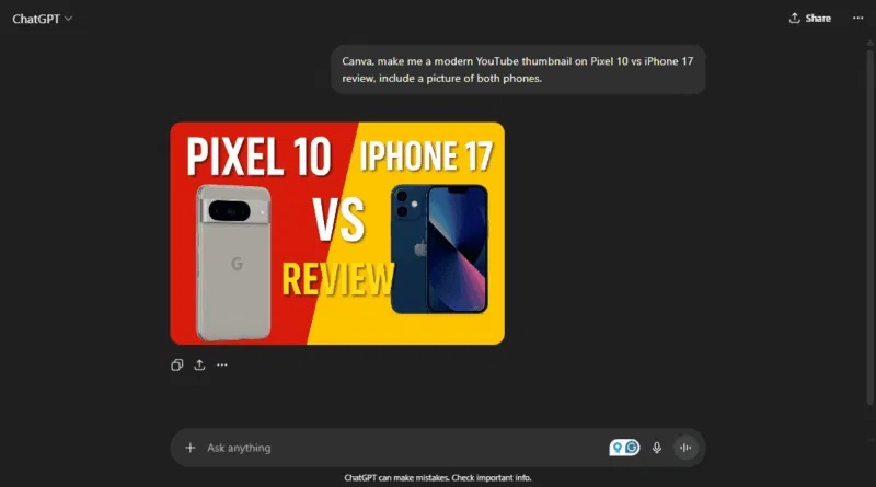 Sử dụng ứng dụng Canva bên trong ChatGPT
