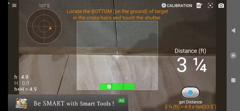 Đo khoảng cách bằng Smart Measure