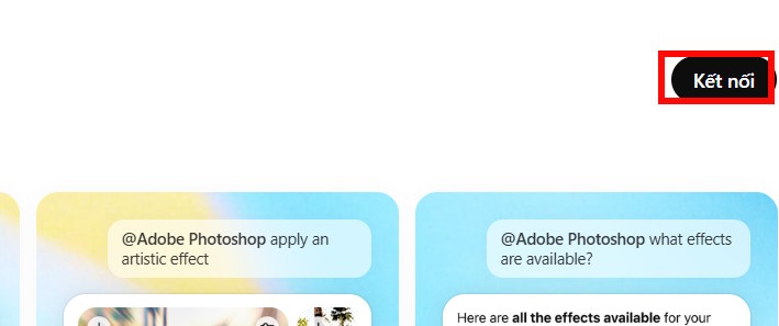 Kết nối Photoshop trong ChatGPT