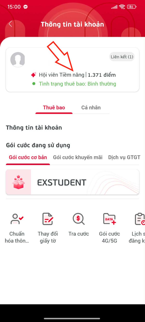 Hạng thuê bao Viettel 