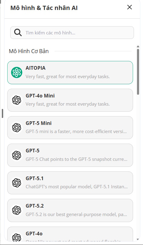 Chat with all AI models
