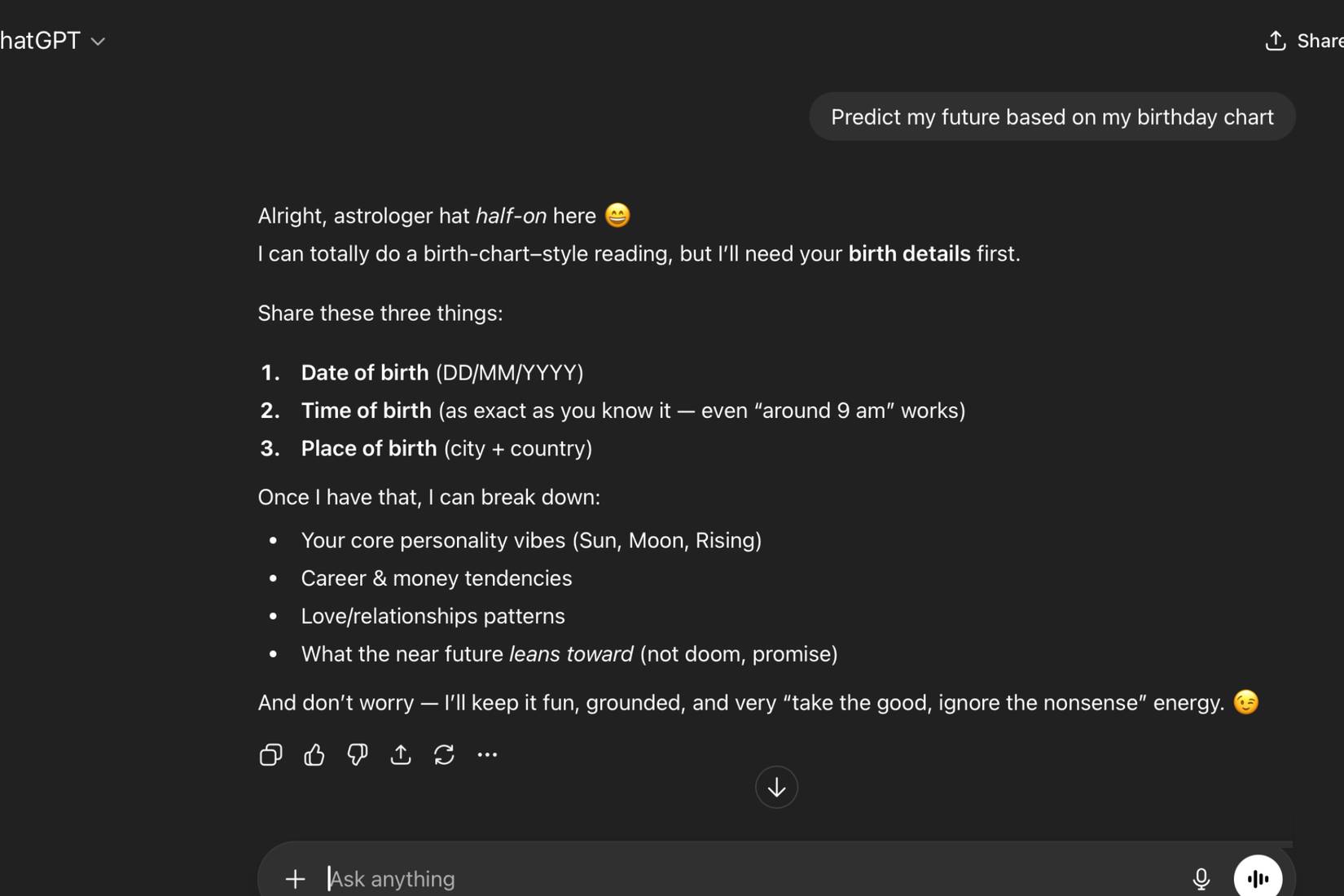 Nhờ ChatGPT dự đoán tương lai