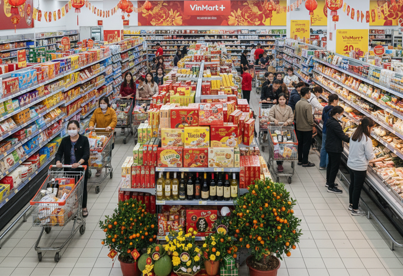 lịch mở cửa vinmart tết 2026