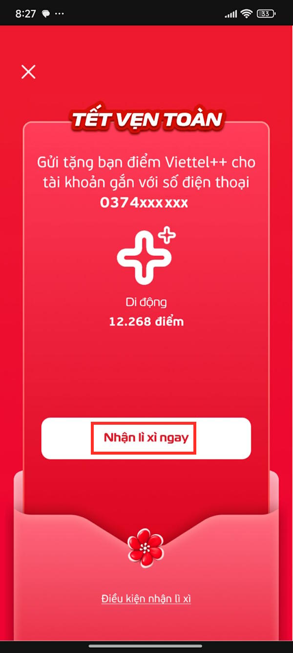 Nhận điểm Viettel++