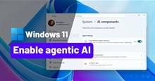 Cách bật tính năng thử nghiệm của Agent Windows 11
