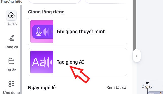 Tạo giọng đọc AI cho video