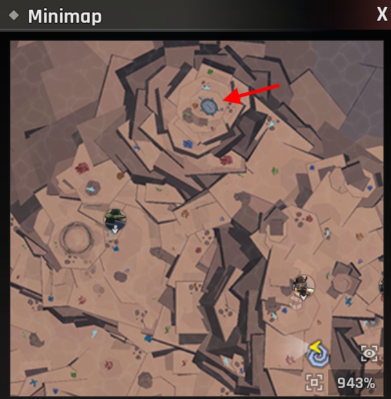 Vị trí tàn tích cá Abyss 3