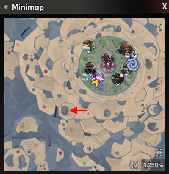 Vị trí tàn tích cá Abyss 1