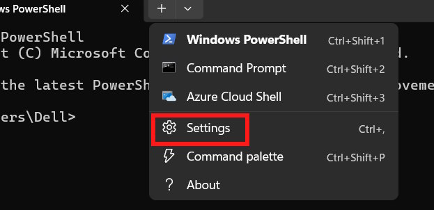 Cài đặt Terminal