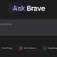 Cách sử dụng Ask Brave để tìm kiếm riêng tư bằng AI