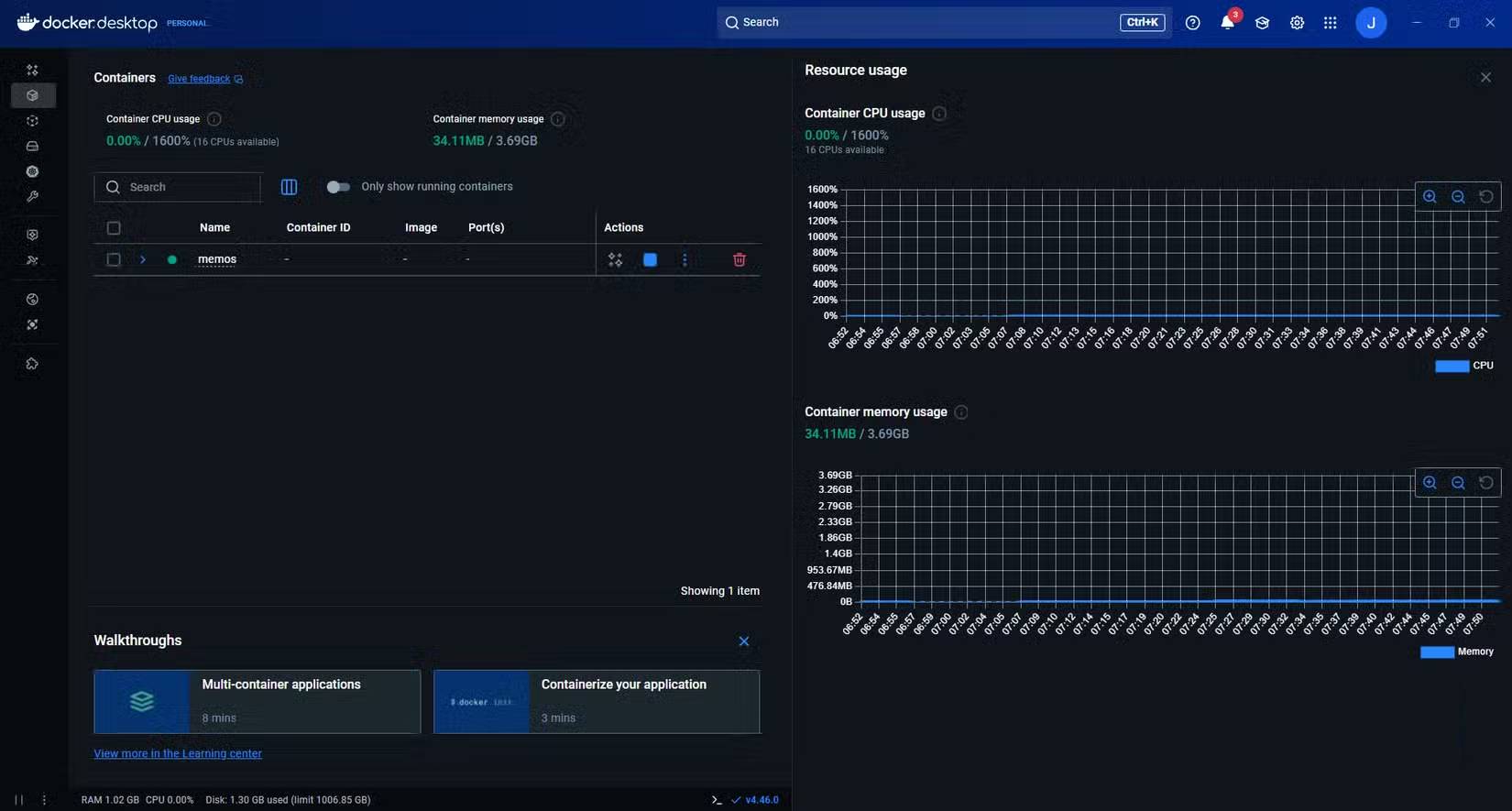 Memos tiêu thụ ít tài nguyên hệ thống để host