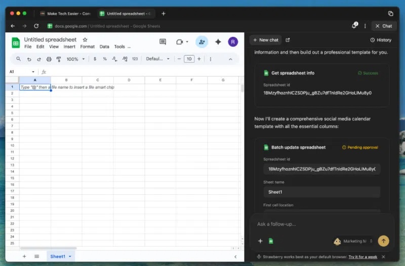 Các tính năng trợ lý ảo của Strawberry