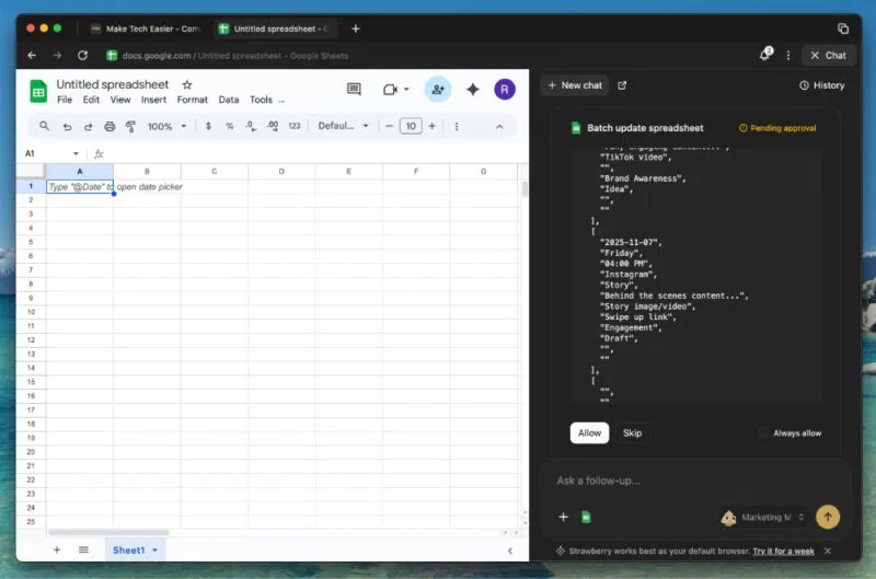 Strawberry AI yêu cầu phê duyệt