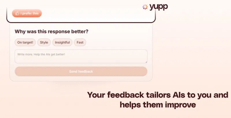 Cung cấp feedback về các phản hồi của AI
