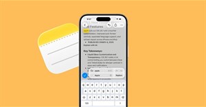 Cách thay thế văn bản trong Ghi chú trên iPhone