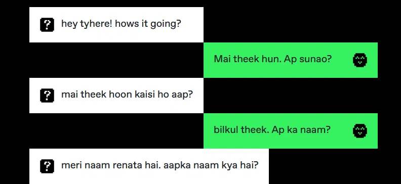 Nói chuyện bằng ngôn ngữ khác với AI