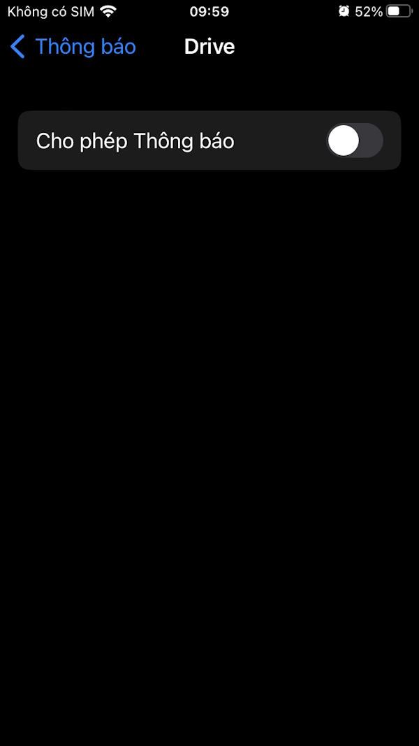 Tắt thông báo ứng dụng trên iPhone