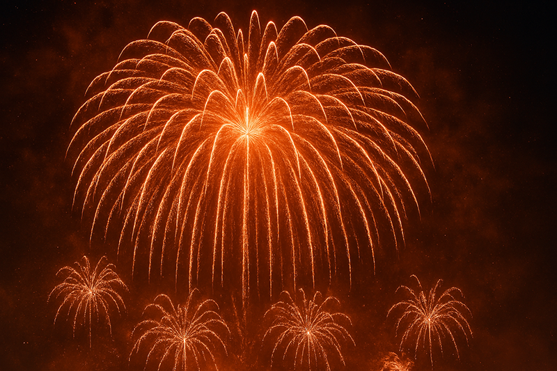 prompt tao anh phao hoa