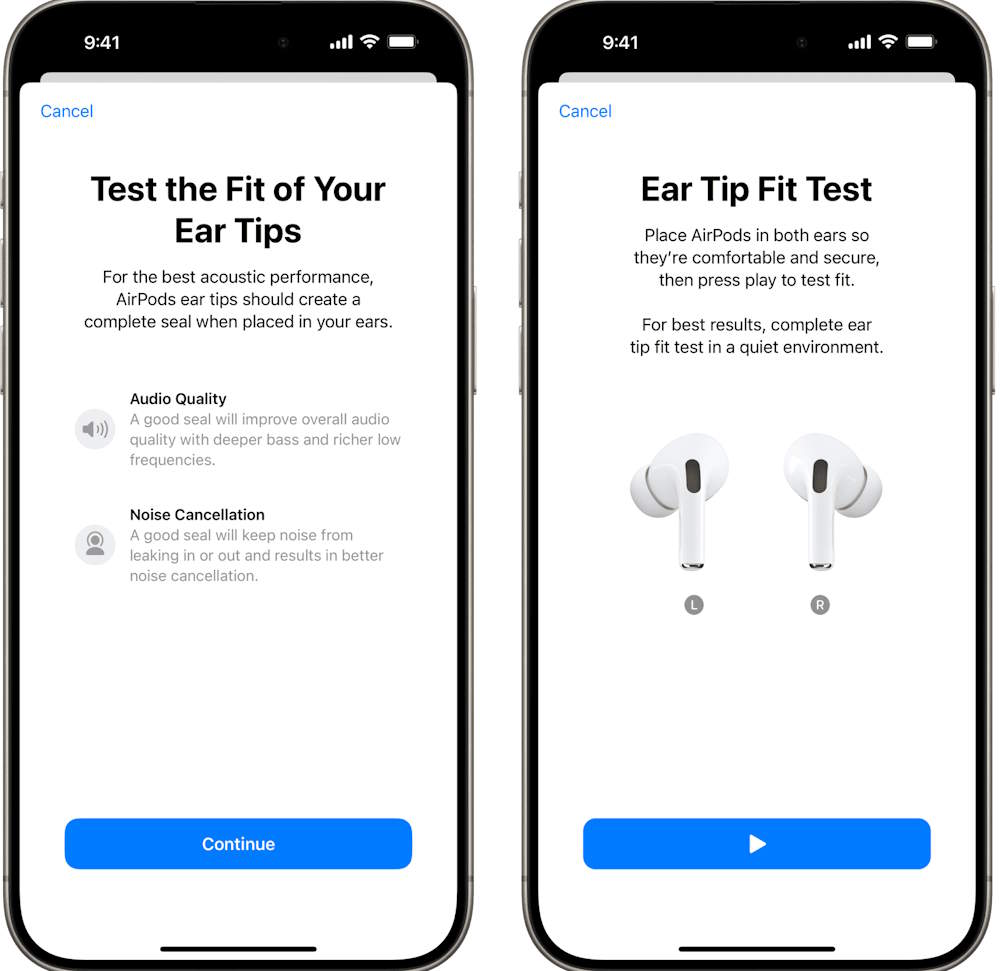 Kiểm tra tai nghe AirPods Pro