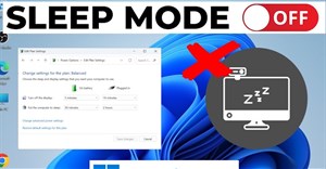 Hướng dẫn xóa nút Sleep trên Windows 11