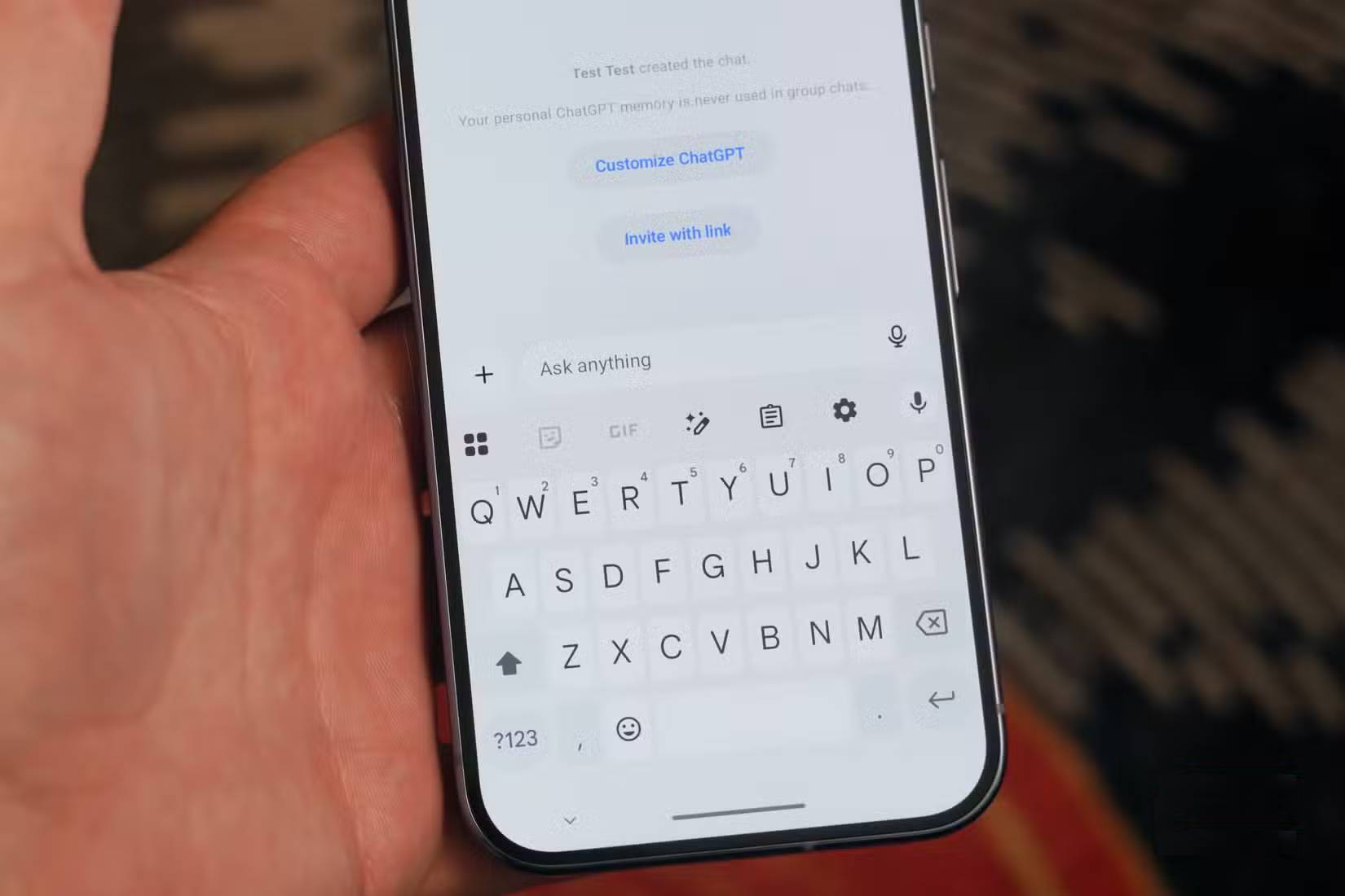 Ứng dụng ChatGPT dành cho Android mở ra một cuộc trò chuyện nhóm mới