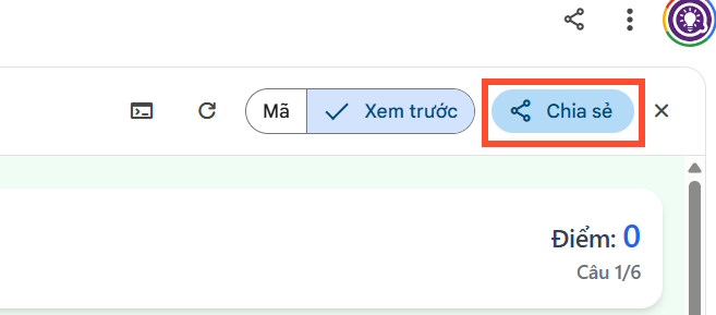 Chia sẻ trò chơi trên Gemini