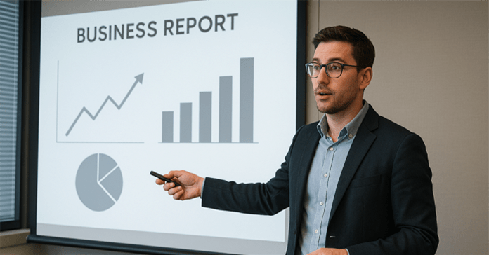 99+ Prompt tạo slide thuyết trình lĩnh vực kinh doanh AI