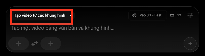 Tạo video từ khung hình trên Flow