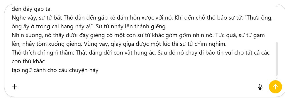 Lệnh tạo ngữ cảnh trên ChatGPT