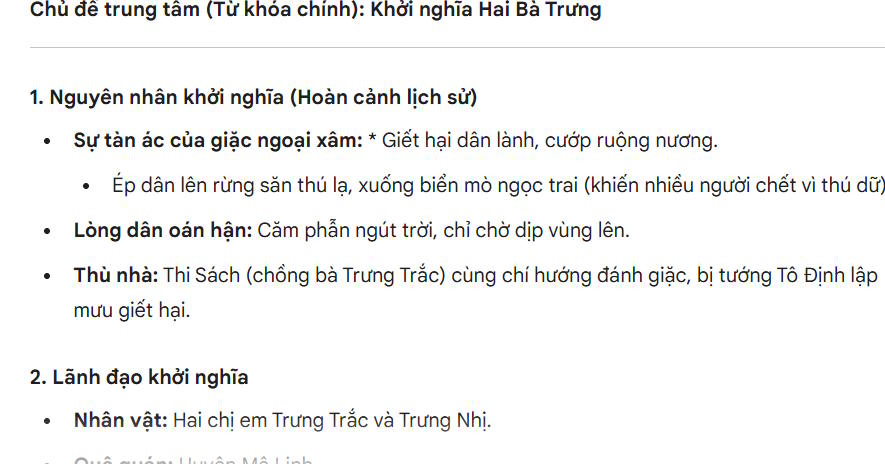 Nội dung tóm tắt từ ảnh trên Gemini