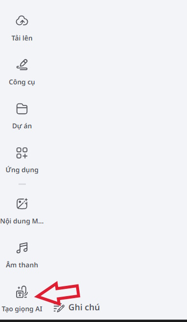Tạo giọng AI trên Canva