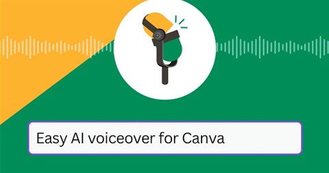 Lồng giọng nói AI vào video trên Canva
