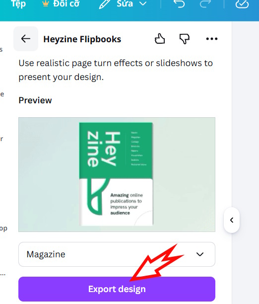 Kiểu sách lệch tạo trên Canva
