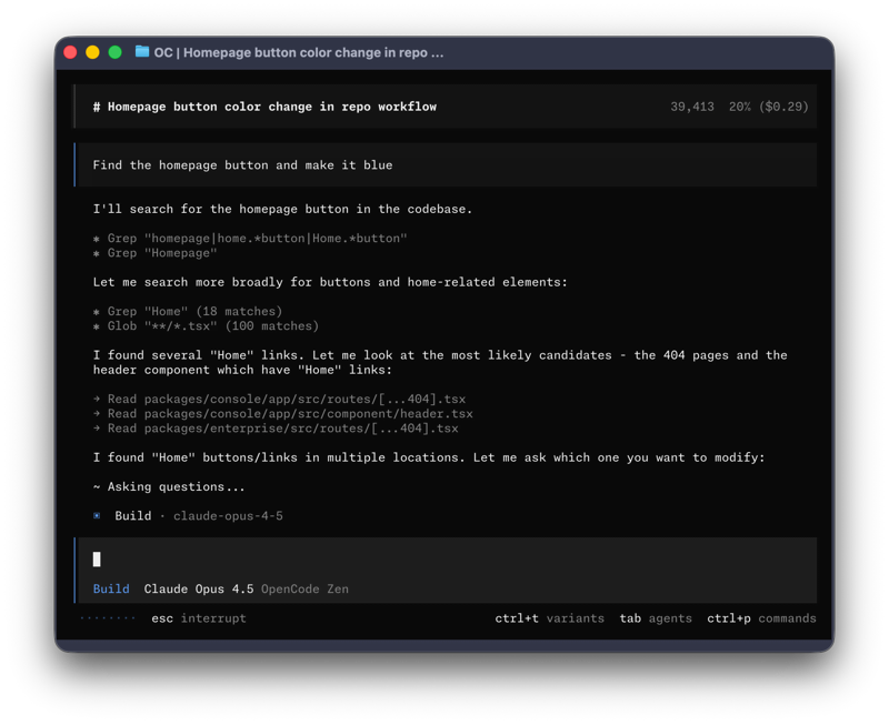 opencode vs claude code