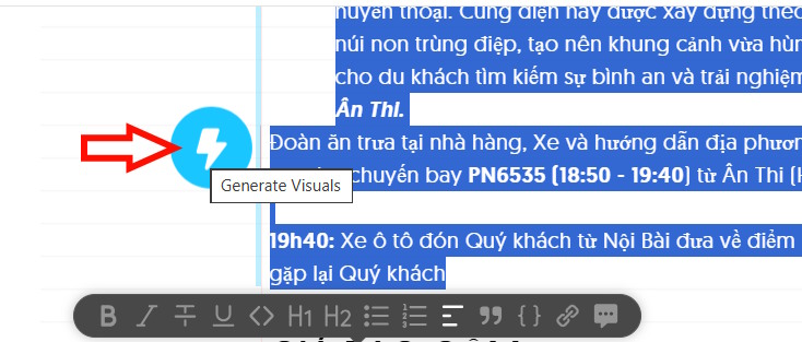 Tạo sơ đồ tư duy trên Napkin AI