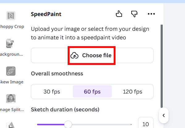 Tải hình ảnh lên Canva