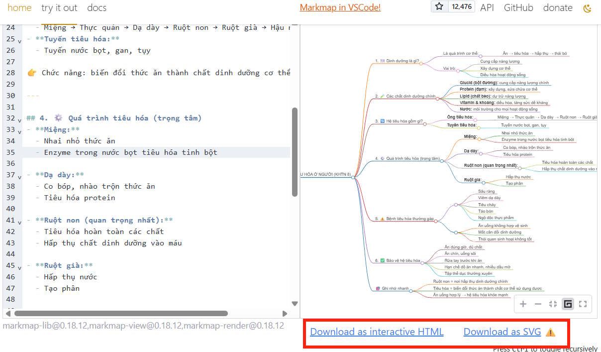 Tải sơ đồ tư duy tạo trên ChatGPT
