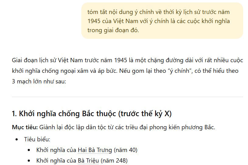 Tạo nội dung trên ChatGPT
