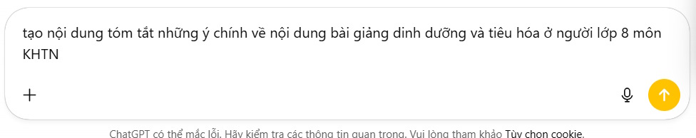 Tạo nội dung trên ChatGPT