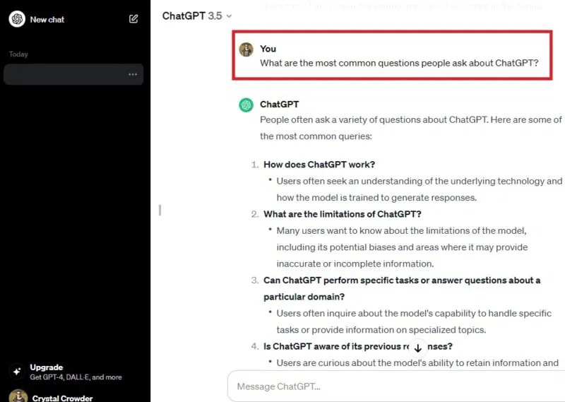 Thực hiện nghiên cứu đối tượng với ChatGPT