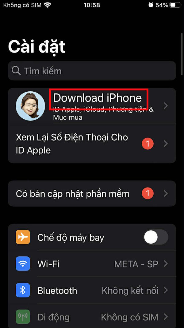 Tài khoản Apple